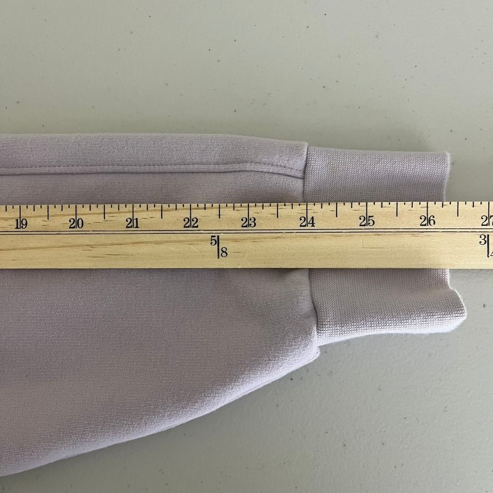 Athleta Retroplush Hoodie Womens Medium Lavender Purple Pullover Sweatshirt - Picture 8 of 16
